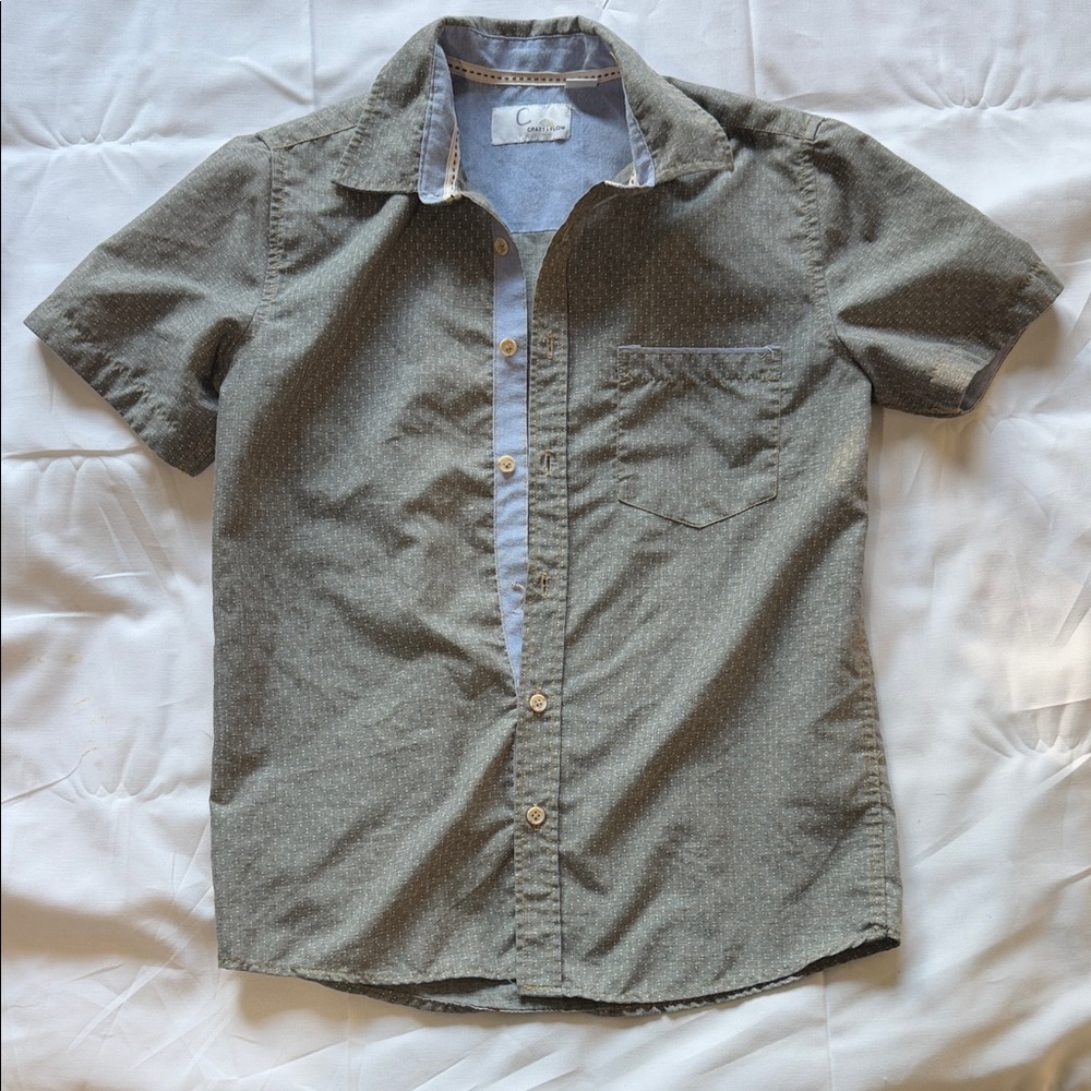 Craft+ Flow Gray Button Down Shirt
